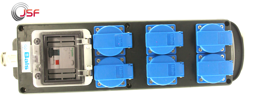 Multiprise de distribution d'action 4 prises,Répartiteur d'alimentation en  caoutchouc 250 V,16 A,MAX3680 W avec couvercle à c[O864] - Cdiscount  Bricolage